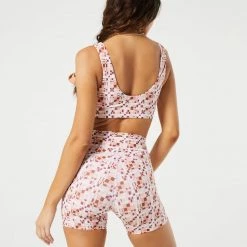 L*Space Printed Do The Twist Bra ACTIVE