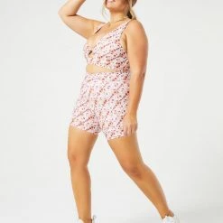 L*Space Printed Do The Twist Bra ACTIVE