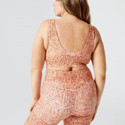 L*Space Printed Do The Twist Bra ACTIVE