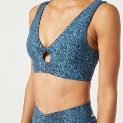 L*Space Printed Do The Twist Bra ACTIVE