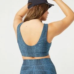 L*Space Printed Do The Twist Bra ACTIVE