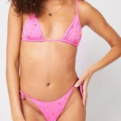 L*Space SWIM Beaded Brittany Bikini Top