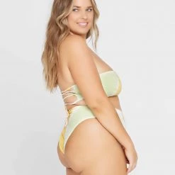 L*Space Tie Dye Beach Wave Bikini Top SWIM