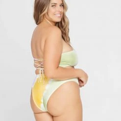 L*Space Tie Dye Beach Wave Bikini Top SWIM