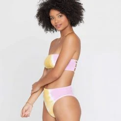 L*Space Tie Dye Beach Wave Bikini Top SWIM