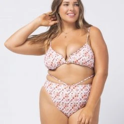 L*Space Printed Helena Bikini Top SWIM