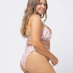 L*Space Printed Helena Bikini Top SWIM