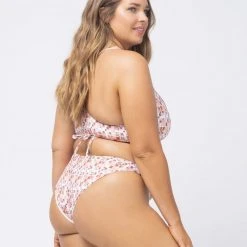 L*Space SWIM Printed Kristen Bikini Top
