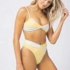 L*Space SWIM Color Block Ringo Bikini Top