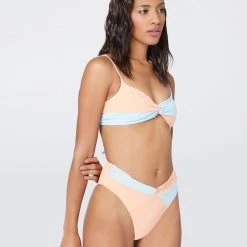 L*Space SWIM Color Block Ringo Bikini Top