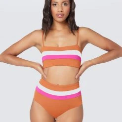 L*Space Portia Stripe Bikini Bottom SWIM