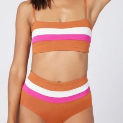 L*Space Portia Stripe Bikini Bottom SWIM