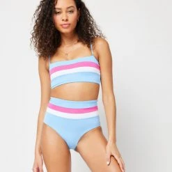 L*Space Portia Stripe Bikini Bottom SWIM