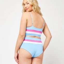 L*Space Portia Stripe Bikini Bottom SWIM