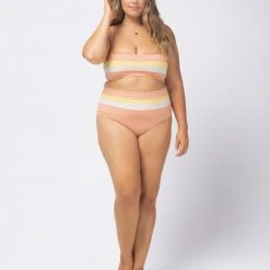 L*Space Portia Stripe Bikini Bottom SWIM