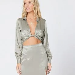 L*Space Satin Delta Skirt