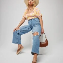 L*Space CLOTHING Printed Josie Top