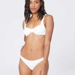L*Space Textured Tori Bikini Top SWIM