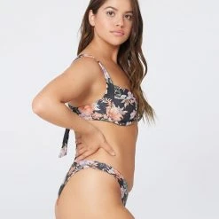 L*Space Printed Camellia Bikini Top SWIM