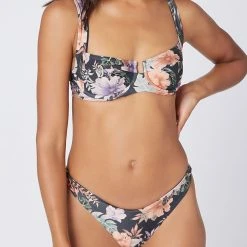 L*Space Printed Camellia Bikini Top SWIM