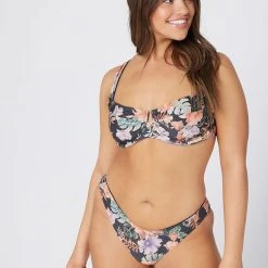 L*Space Printed Camellia Bikini Top SWIM