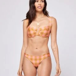 L*Space LSPACE X SEAESTA SURF Camellia Bikini Top SWIM