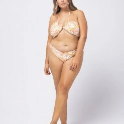 L*Space Printed Dawn Bikini Top SWIM