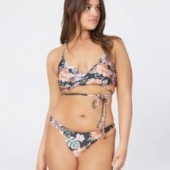 L*Space SWIM Printed Kristen Bikini Top