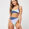 L*Space SWIM Lizzie Sunburst Bikini Top