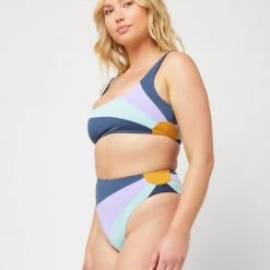L*Space SWIM Lizzie Sunburst Bikini Top