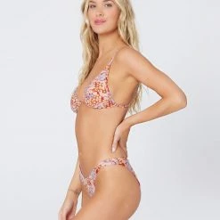 L*Space SWIM Printed Millie Bikini Top