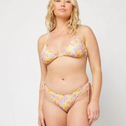L*Space SWIM Printed Maggie Bikini Top