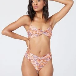 L*Space Printed Nancy Lee Bikini Bottom SWIM