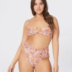 L*Space Printed Nancy Lee Bikini Bottom SWIM