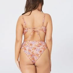 L*Space Printed Nancy Lee Bikini Bottom SWIM