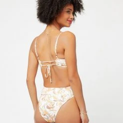 L*Space Printed Nancy Lee Bikini Bottom SWIM