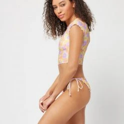 L*Space Printed Wildflower Bikini Top