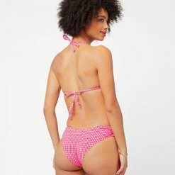 L*Space Gingham Twister Bikini Top