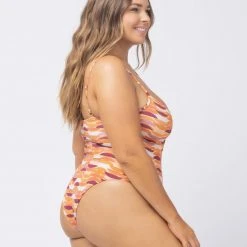 L*Space Shimmer Printed Roxanne One Piece Swimsuit