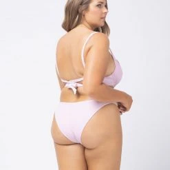 L*Space Pointelle Rib Camellia Bikini Top SWIM