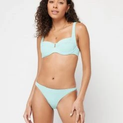 L*Space Pointelle Rib Camellia Bikini Top SWIM