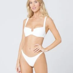 L*Space SWIM Pointelle Rib Camacho Bikini Bottom