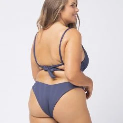 L*Space Pointelle Rib Camellia Bikini Top SWIM