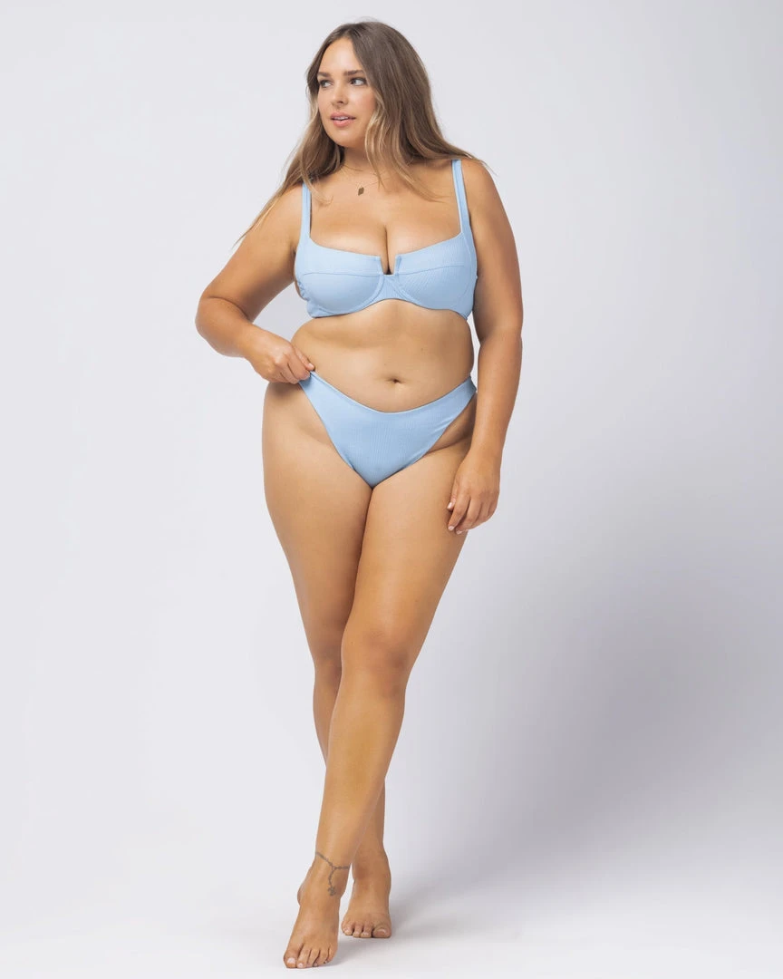 L*Space Pointelle Rib Cabana Bikini Bottom SWIM 28 L*Space Pointelle Rib Cabana Bikini Bottom SWIM