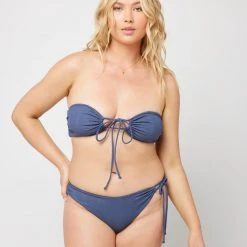 L*Space SWIM Pointelle Rib Dawn Bikini Top