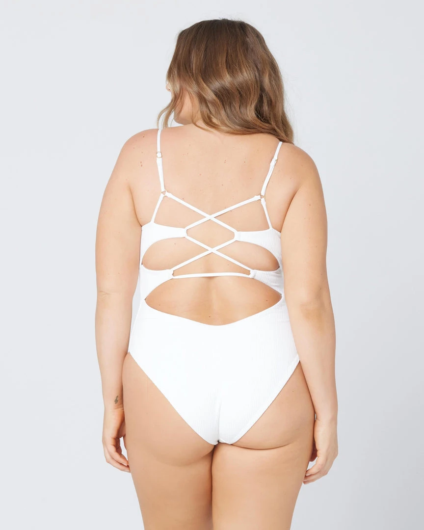 L*Space Pointelle Rib Gianna One Piece Swimsuit 40 L*Space Pointelle Rib Gianna One Piece Swimsuit