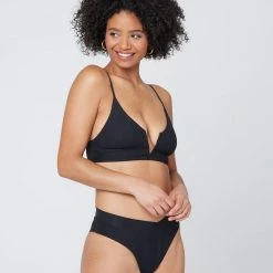 L*Space Pointelle Rib Siren Bikini Top SWIM