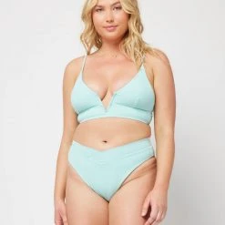L*Space SWIM Pointelle Rib Court Bikini Bottom