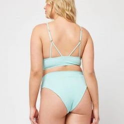 L*Space SWIM Pointelle Rib Court Bikini Bottom