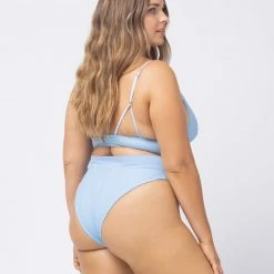 L*Space Pointelle Rib Siren Bikini Top SWIM